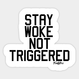 WOKE (b) Sticker